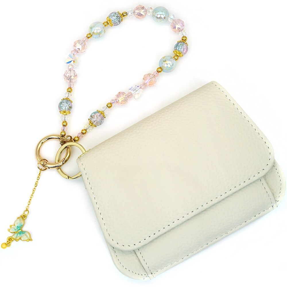 1808 Wristlet Keychain Wallet – Premium Leather Small Wallet with RFID